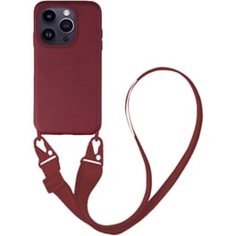 Θήκη Apple iPhone 14 Pro - My Colors CarryHang Strap - Μπορντώ