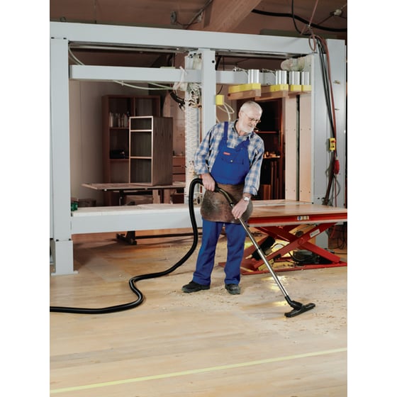 Σκούπα Υγρών και Στερεών NILFISK Attix 30-21 PC 1200 W με Κάδο 30lt Μπλε image 4