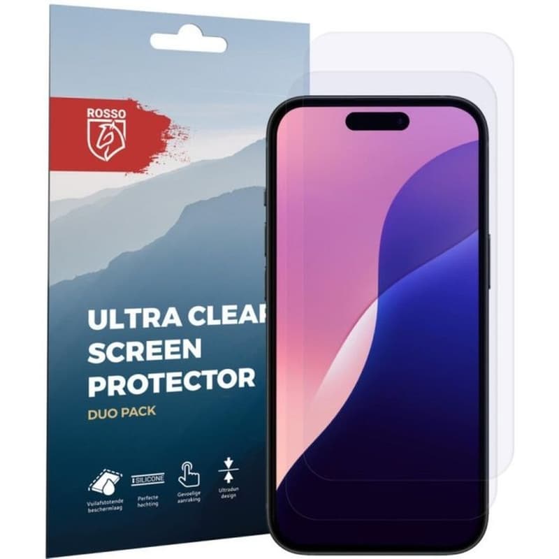 Προστατευτικό οθόνης Apple iPhone 16 Pro - Rosso Ultra Clear Screen Protector (2 τμχ)