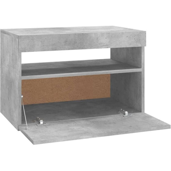 Έπιπλα Τηλεόρασης VidaXL Μοριοσανίδα 2 Τμχ 60x35x40cm - Γκρι image 12