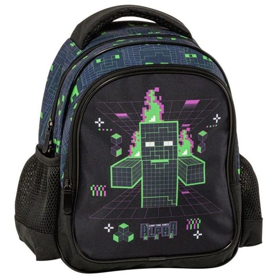 Τσάντα Πλάτης Προσχολική Graffiti Minecraft image 0