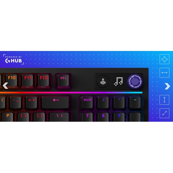 Logitech G G316 X  Gaming Μηχανικό Ενσύρματο Πληκτρολόγιο Full Size με RGB (US) image 16