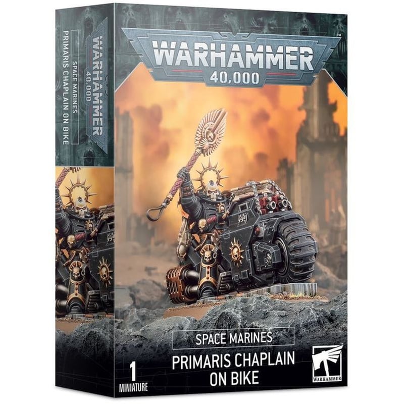 Space Marines: Primaris Chaplain On Bike Warhammer 40k GAMES WORKSHOP