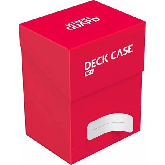 Ultimate Guard Deck Case 80+ Standard Size Red image 1