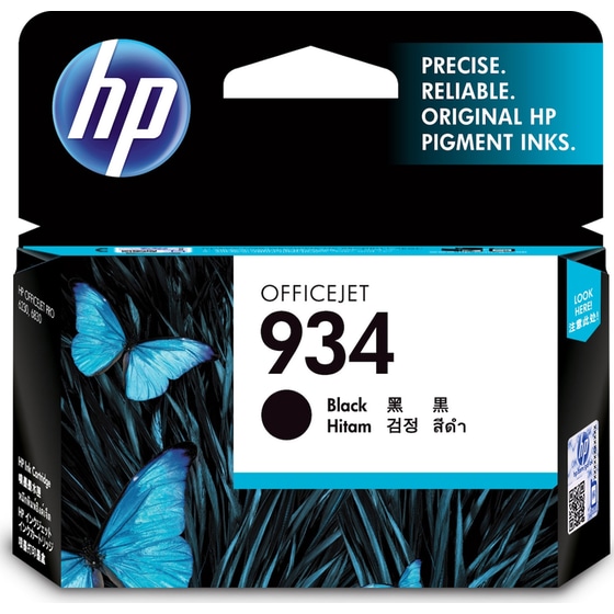 HP 934 Μαύρο Μελάνι Εκτυπωτή C2P19AE image 6