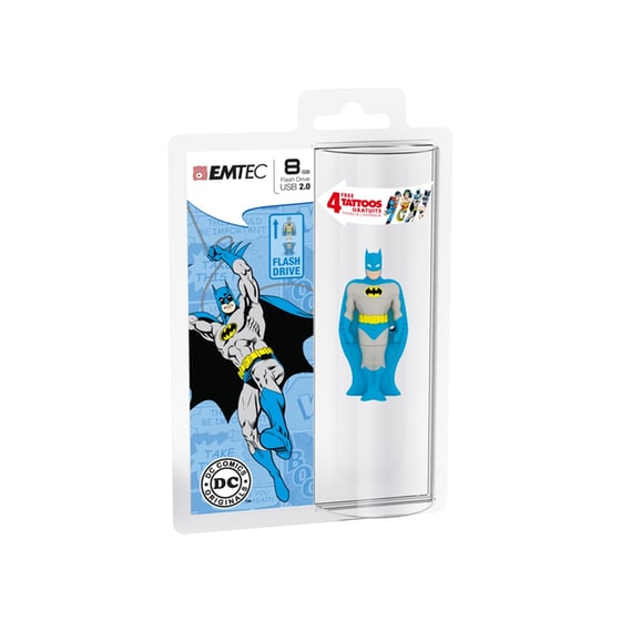 USB stick Emtec SH102 BatMan 8GB - USB 2.0 - Μπλε image 4