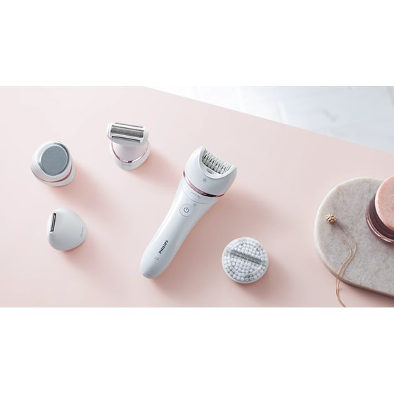 Σετ Αποτρίχωσης PHILIPS BRE740/10 Series 8000 Epilator Wet & Dry Για Σώμα Λευκό image 7