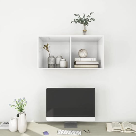 Έπιπλο Τηλεόρασης VidaXL από Μοριοσανίδα 37x37x72cm - Λευκό image 5