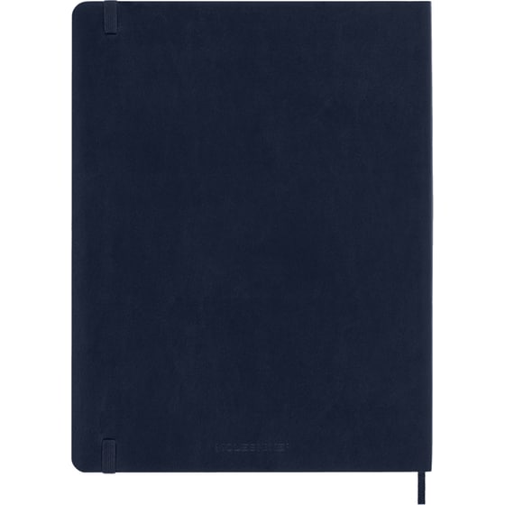 Ημερολόγιο Εβδομαδιαίο Moleskine 2026 12Μ ΧLarge Saphire Blue Soft image 2