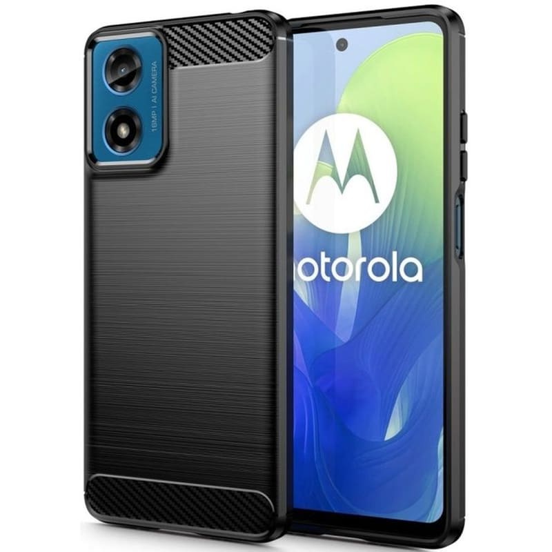 TECH-PROTECT Θήκη Motorola Moto G24/ Motorola Moto G24 Power/ Motorola Moto G04 - Tech-Protect Carbon - Black