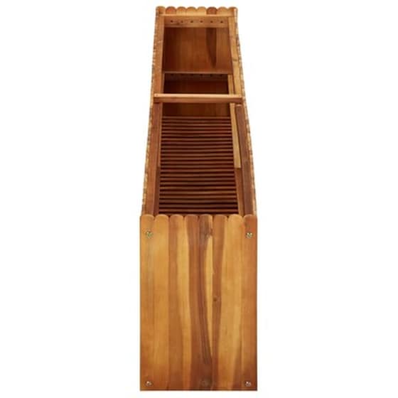 Vidaxl Ζαρντινιέρα Υπερυψωμένη 200 X 30 X 50 Εκ. Μασίφ Ξύλο Ακακίας image 3