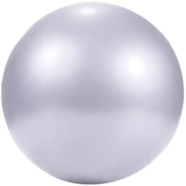 Μπάλα Γυμναστικής Κατάλληλη για Pilates 25 cm από PVC - Ασημί