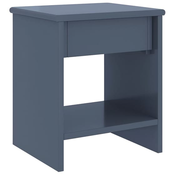 Κομοδίνο Vidaxl Από Μασίφ Ξύλο Πεύκου 35x30x40 cm - Ανοιχτό Γκρι image 3