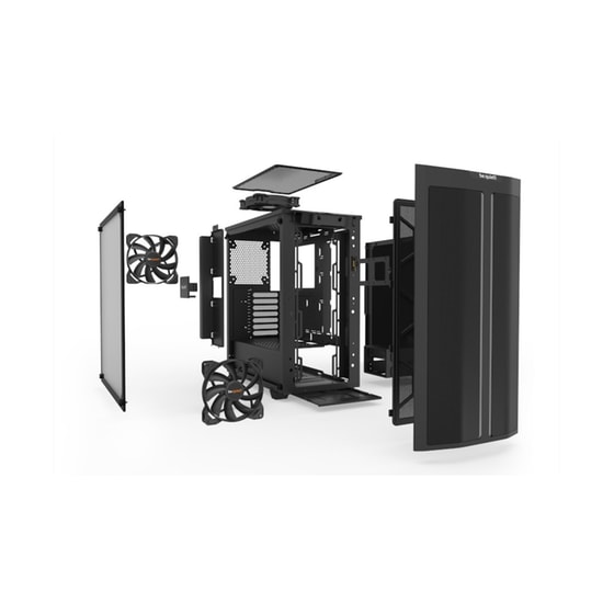 Κουτί Desktop Pure Base BeQuiet! 500DX - Μαύρο image 3