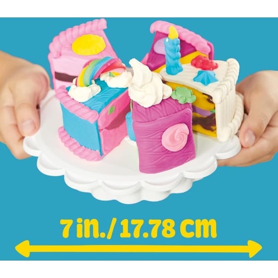 Hasbro Play-Doh Super Slice Cake Playet (G0497) image 5