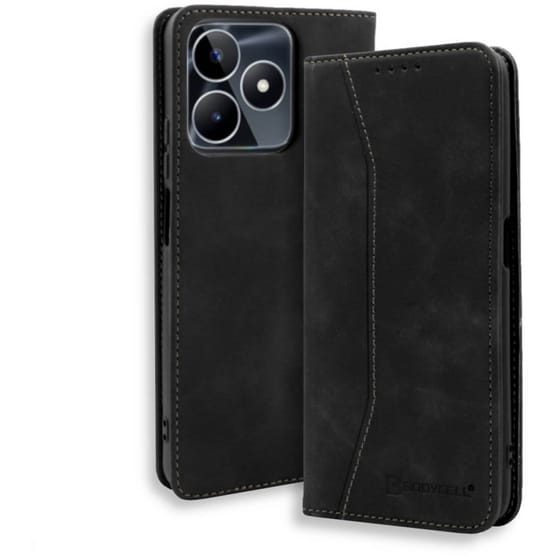 Θήκη Realme C53 - Bodycell Πορτοφόλι - Black image 0