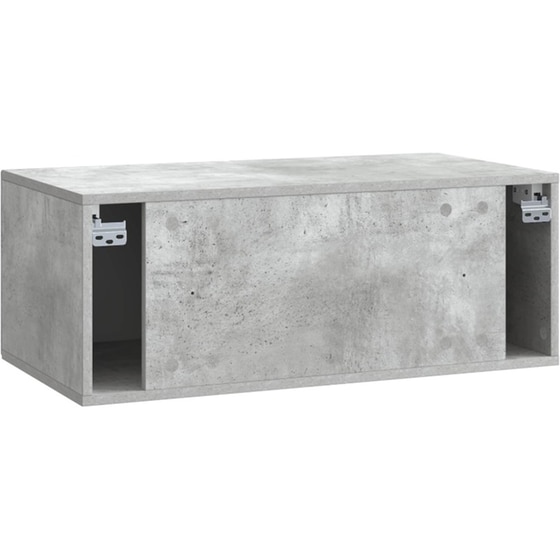Επιτοίχιο Έπιπλο Τηλεόρασης VidaXL 78.5x41x30 cm - Γκρι image 7