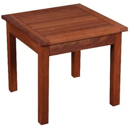 Τραπεζάκι Σαλονιού Woodwell από Ξύλο Ακακίας 45x45x45cm - Καφέ