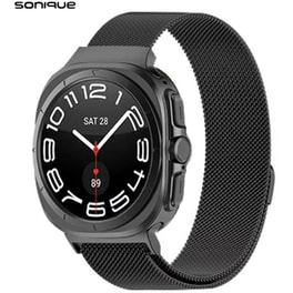 Λουράκι Sonique Stainless Steel Milanese Classic για Galaxy Watch Ultra 47mm - Black
