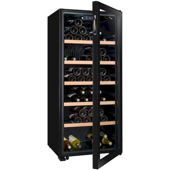 LA SOMMELIERE LS117BLACK για 121 Μπουκάλια Μαύρο Συντηρητής Κρασιών image 1