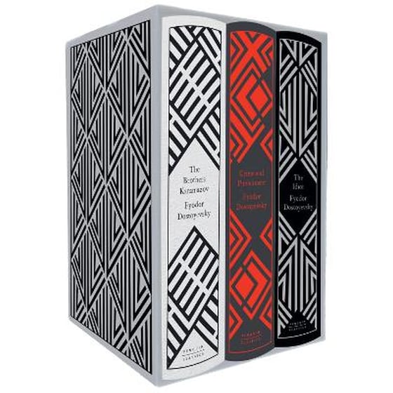 Fyodor Dostoyevsky Boxed Set: Crime and Punishment, The Idiot, The Brothers Karamazov image 0