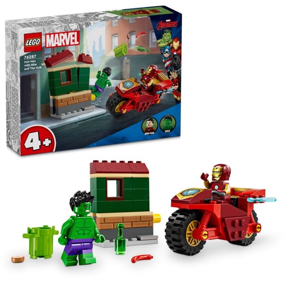 LEGO® Marvel Iron Man with Bike and The Hulk (76287) image 3