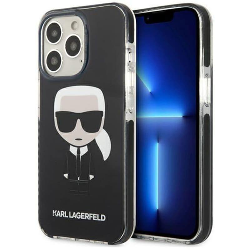 KARL LAGERFELD Θήκη Apple iPhone 13 Pro - Karl Lagerfeld Karl Ikonik 3D - Μαύρο
