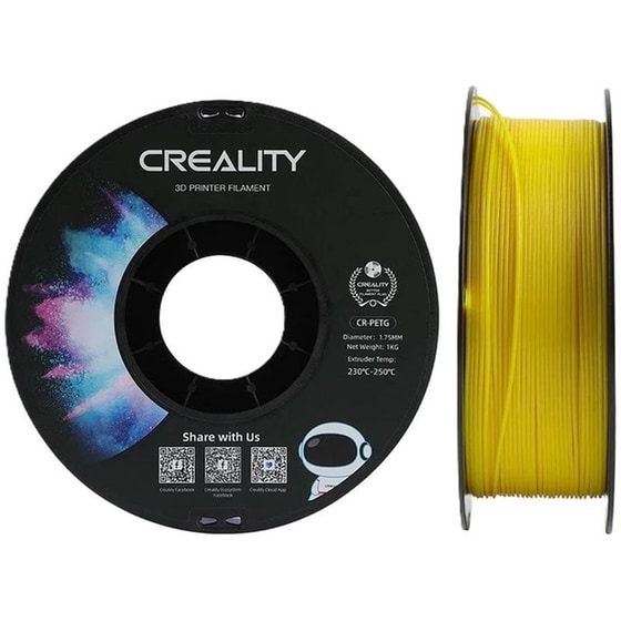 CREALITY Νήμα 3D Εκτυπωτή CR-PETG 1kg 1.75mm - Κίτρινο image 0