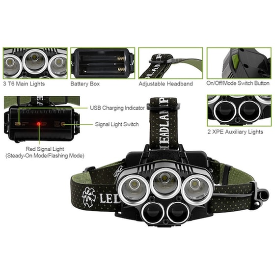 Προβολέας Κεφαλής Led – Headlamp - K85 - 500856 - Oem image 2