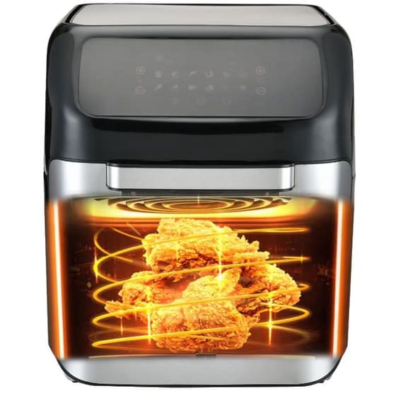ΙΖΖΥ IZ-8205 XL 6 σε 1 με Πόρτα 1800 W 12 L Ασημί Φριτέζα Αέρος image 6
