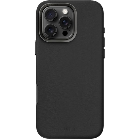 Θήκη Apple iPhone 16 Pro - Uniq Lyden Premium Leatherette Case - Black image 0