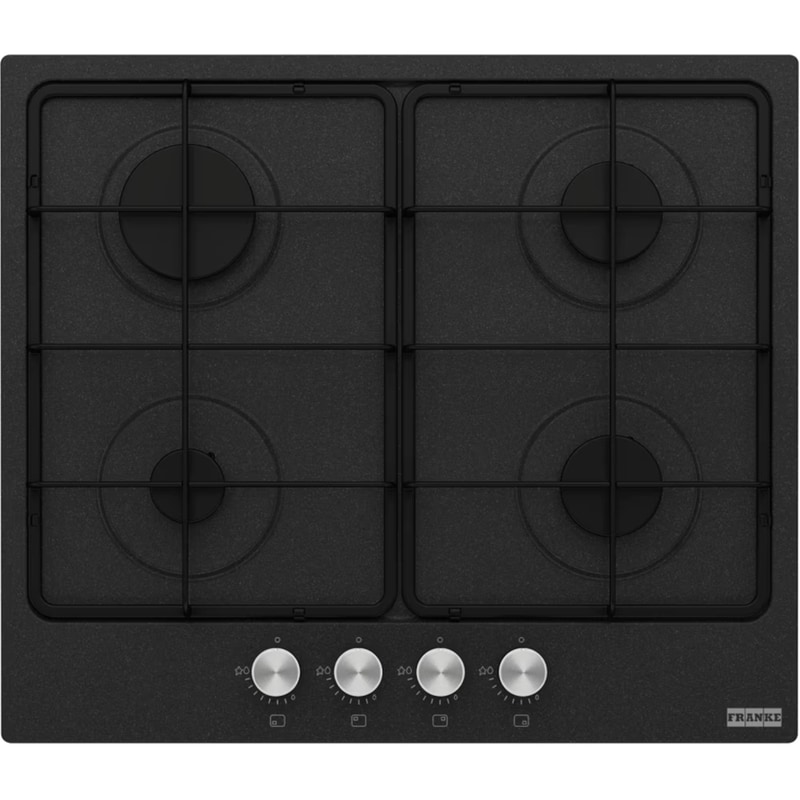 FRANKE FHSM 604 4G ON E Onyx Smart 60 cm Μαύρο Εστία Αερίου Αυτόνομη