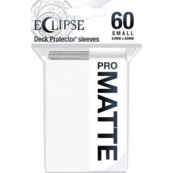 Ultra Pro Small Card Sleeves Eclipse Matte Arctic White 60 Τμχ image 0