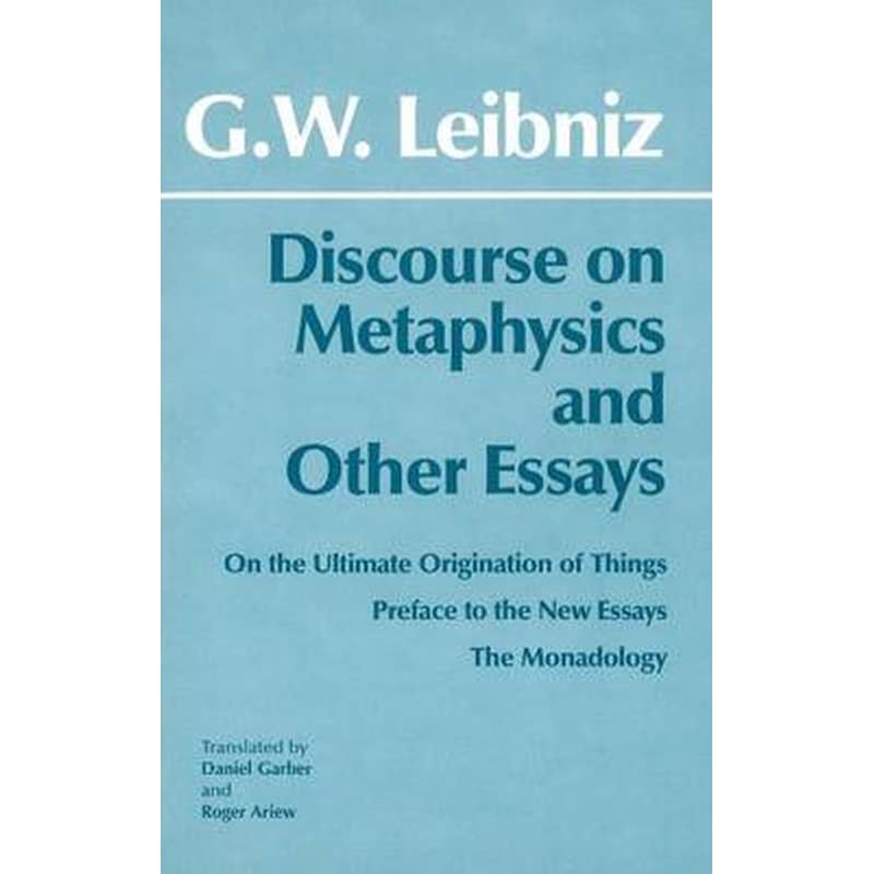 Discourse on Metaphysics and Other Essays 1779365