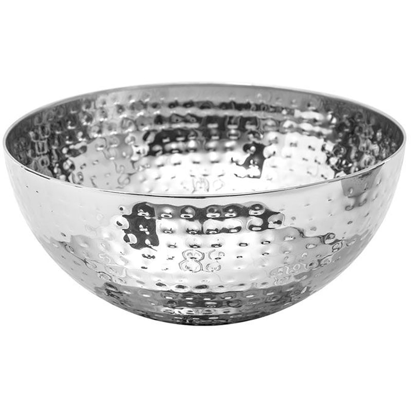 SPITISHOP Μπολ Spitishop Ανοξείδωτο 13 cm - Ασημί