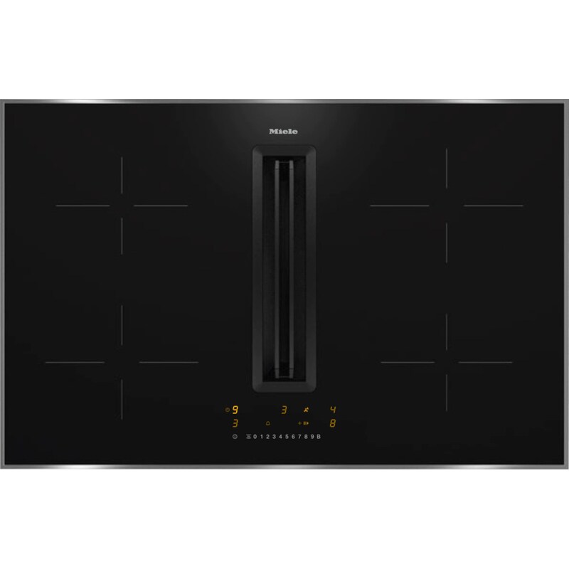 MIELE KMDA 7272 FRU  D 80 cm Μαύρο Εστία Επαγωγική Αυτόνομη