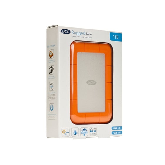 Lacie Rugged Mini USB 3.0 HDD 1ΤB 2.5" Πορτοκαλί image 5