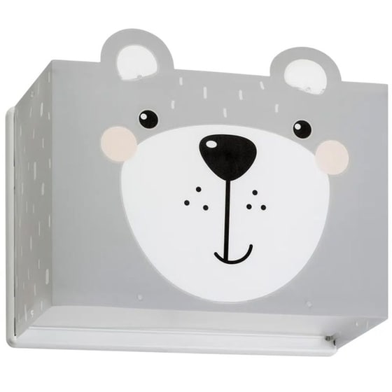 Παιδικό Φωτιστικό Τοίχου Ango Little Teddy 64578 - Γκρι image 2