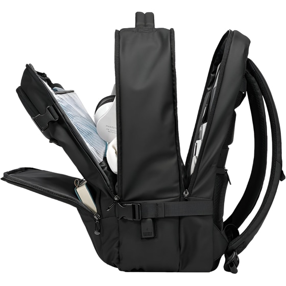 Τσάντα Laptop Bange 7690 15.6" Αδιάβροχη - Μαύρο image 2