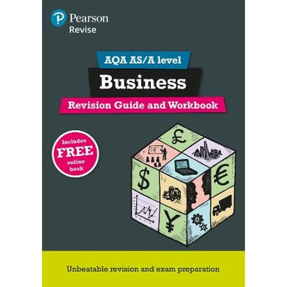 Pearson REVISE AQA A level Business Revision Guide and Workbook inc online edition - 2023 and 2024 exams image 0
