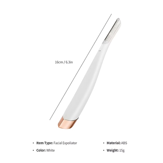 Συσκευή Αποτρίχωσης Epilator FLAWLESS DERMAPLANE GLO Λευκό image 3
