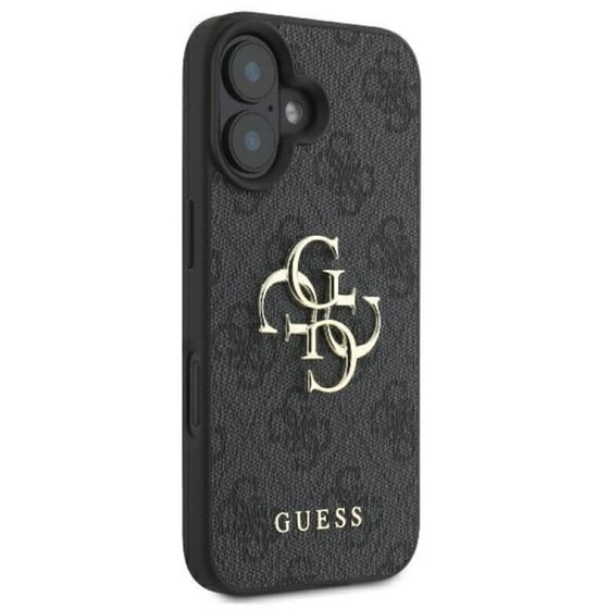 Θήκη Apple iphone 16 - Guess 4g Big Logo - Μαύρο image 5
