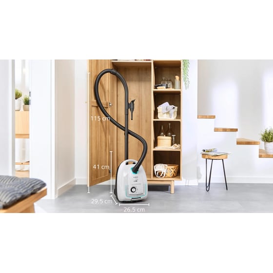 BOSCH BGB38HYG1 600 W με Σακούλα 4 L Λευκή Ηλεκτρική Σκούπα image 2