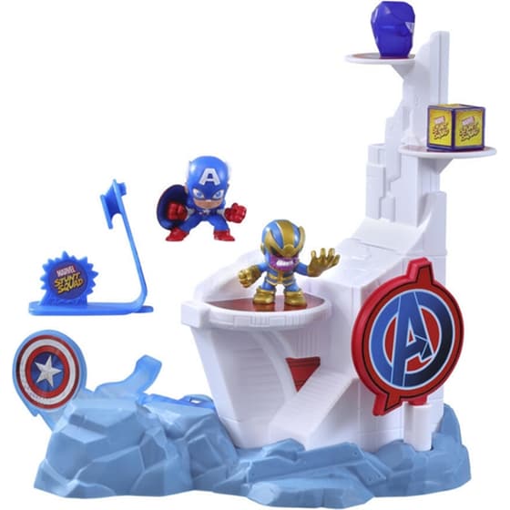Hasbro Σετ Παιχνιδιού Marvel Stunt Squad Tower Smashin’ Heroes (F6894) image 2
