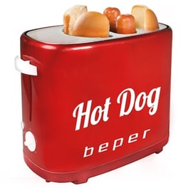 Συσκευή για Hot Dog BEPER BT.150Y 750 W Κόκκινο
