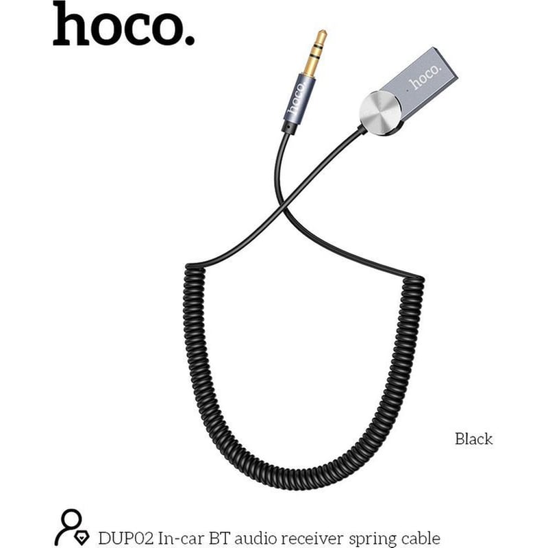 HOCO Transmitter Hoco Hoco DUP02 με Ενσωματωμένο Μικρόφωνο 1. 5m - Μαύρο