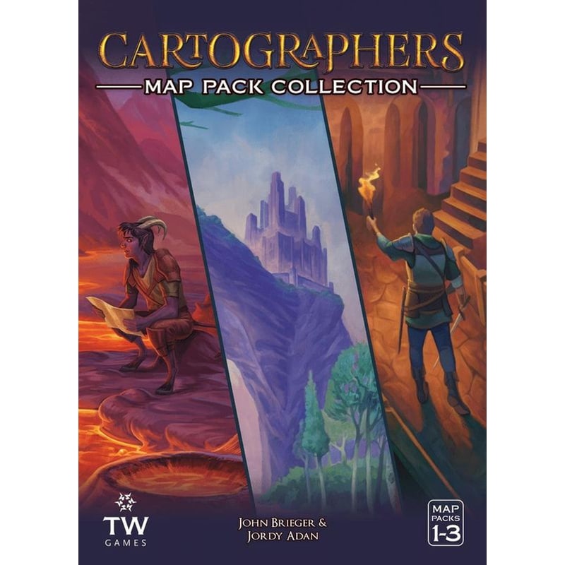 Cartographers Heroes – Map Pack Collection Επέκταση (JORDY ADAN)