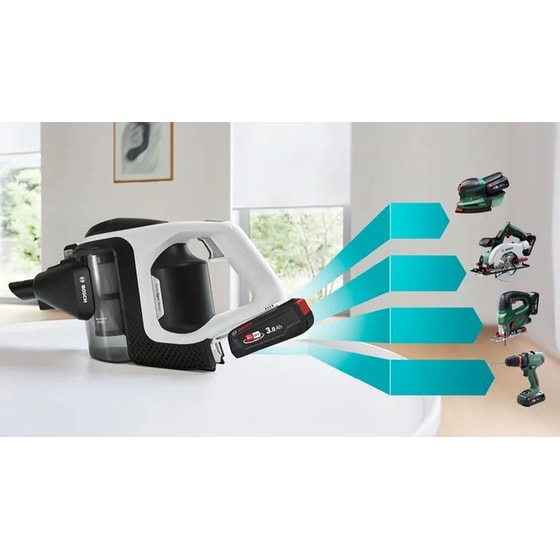 Ανταλλακτική Μπαταρία Σκούπας BOSCH BHZUB1830 Μαύρο image 8