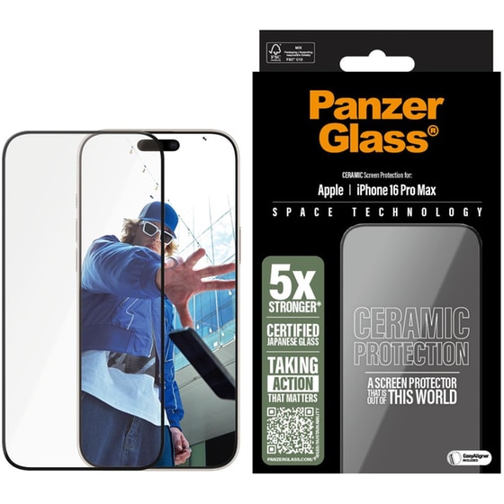 Προστατευτικό οθόνης Apple iPhone 16 Pro Max - PanzerGlass Ceramic Screen Protection image 2