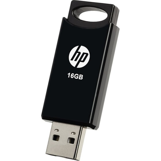 HP 16GB USB 2.0 Stick Μαύρο image 0